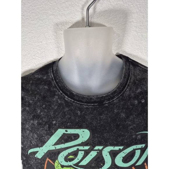 Poison Snake Logo Graphic T-Shirt Mens Medium Gray Metal Rock Band Tee 2024 - Picture 4 of 6